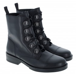 Gabor Lady 31.796 Ankle Boots - Black Leather