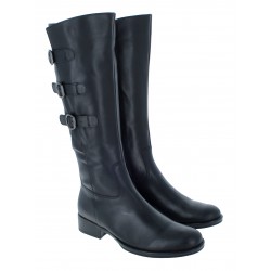 Gabor Adieu 91.606 Knee High Boots - Black Leather 