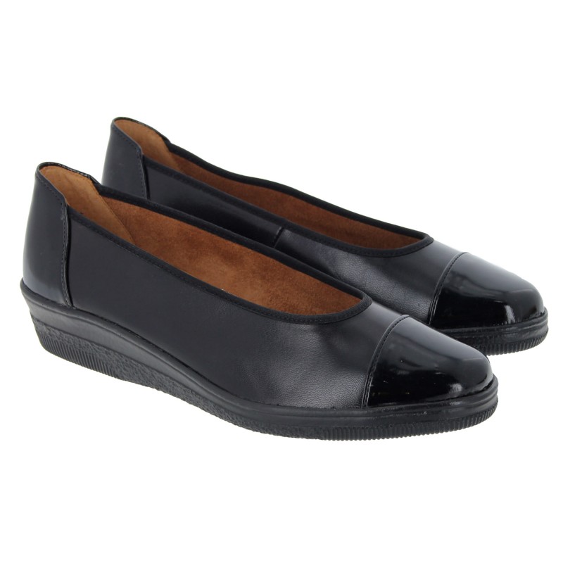 Petunia 06.402 Flat Shoes - Black Leather