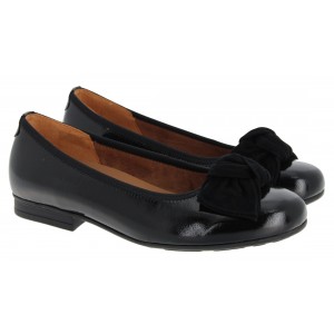 Gabor Picnic 72.462 Flat Shoes - Black Patent
