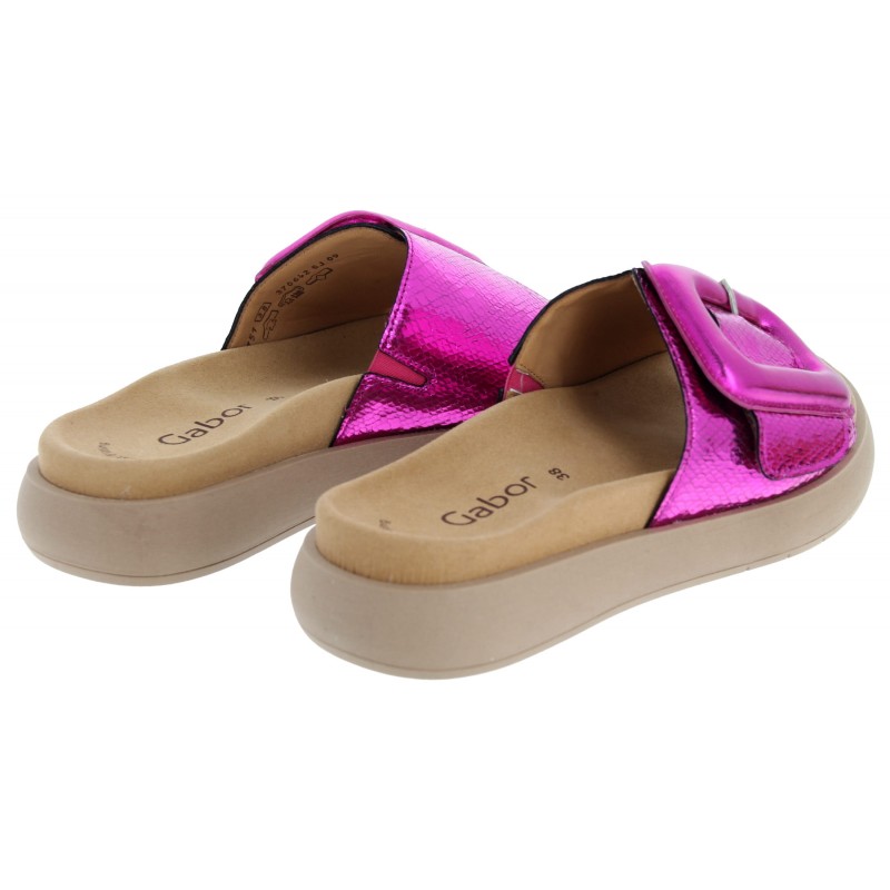 Adios 43.751 Mules - Pink Leather