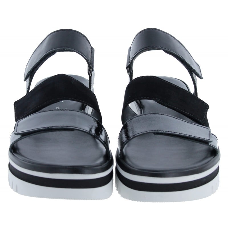 Alfa 44.620 Sandals - Black Patent