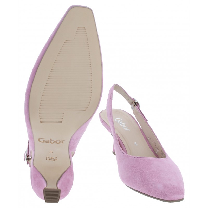 Lindy 41.510 Court Shoes - Pink Nubuck