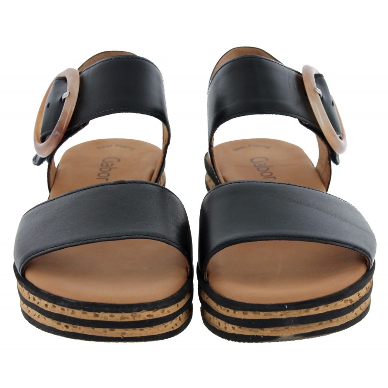 Andre 44.550 Sandals - Black Leather