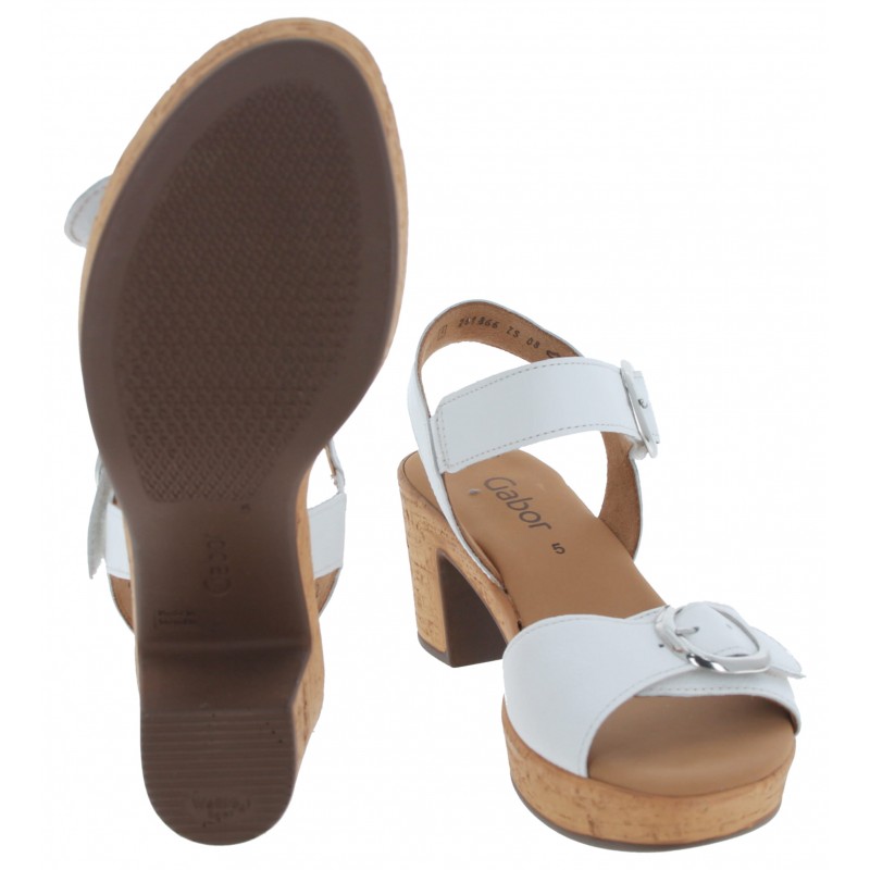 Fantastica 44.764 Sandals - White Leather