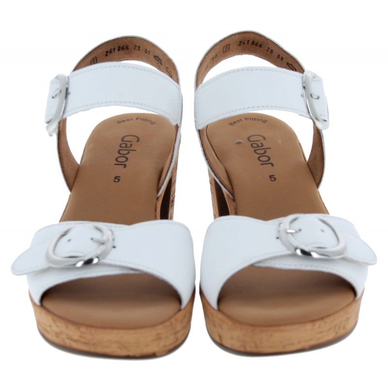 Fantastica 44.764 Sandals - White Leather