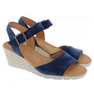 Gabor Nieve 42.042 Sandals - Marine Suede