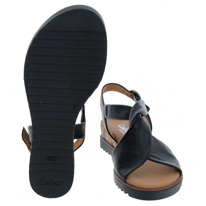 Rich 42.751 Sandals - Black Leather