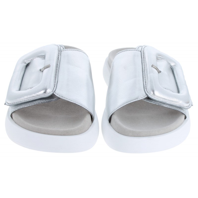 Adios 43.751 Mules - Silver Leather