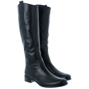 Gabor Brook S 51.648 Knee High Boots - Black Leather