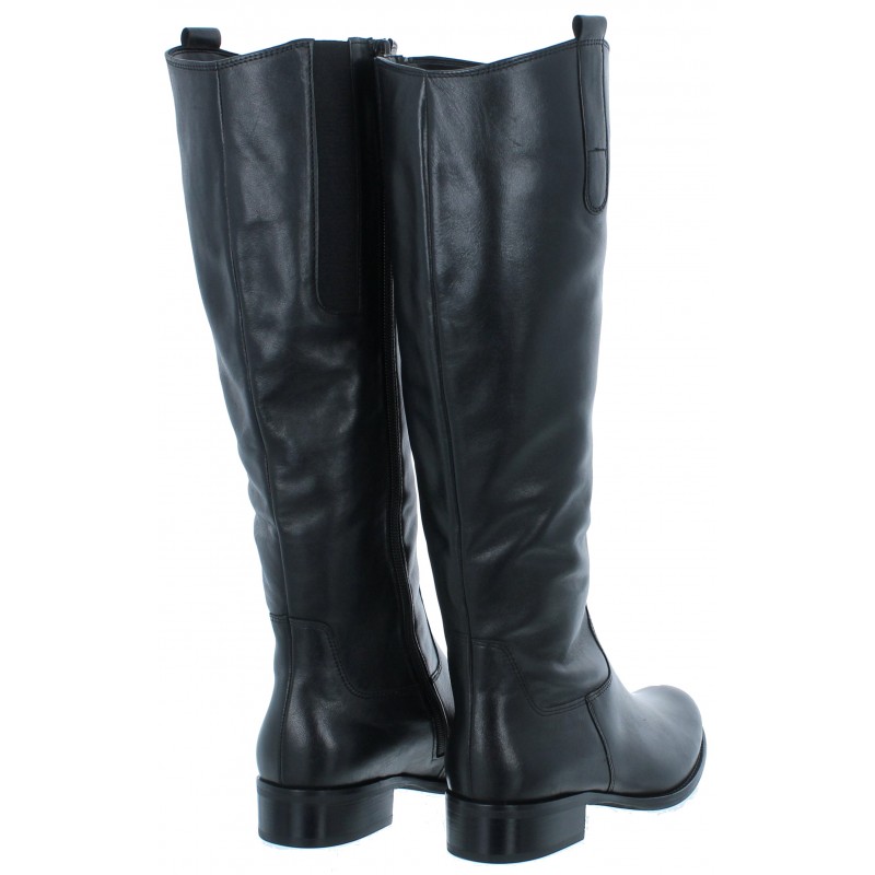 Brook XS 31.647 Knee High Boots - Black Leather