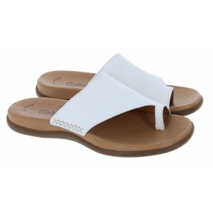 Gabor Lanzarote 03.700 Sandals - White Leather