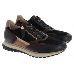 Gabor Hollywell 36.378 Trainers - Black Suede