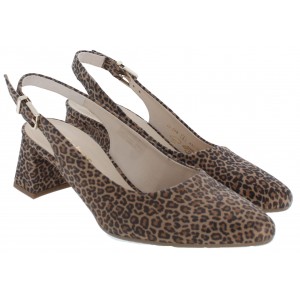 Gabor Library 62.260 Slingback Shoes - Camel Suede
