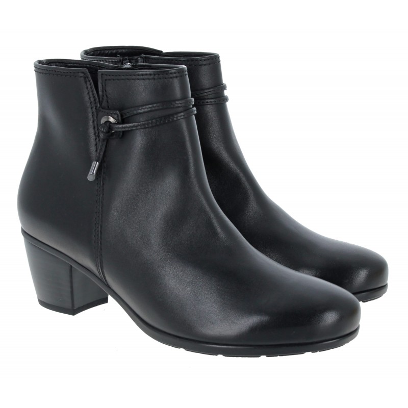 Ela 35.522 Ankle Boots - Black Leather
