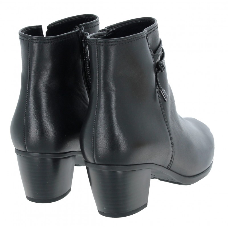 Ela 35.522 Ankle Boots - Black Leather