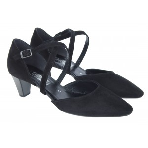 Gabor Callow 01.363 Court Shoes - Black Suede