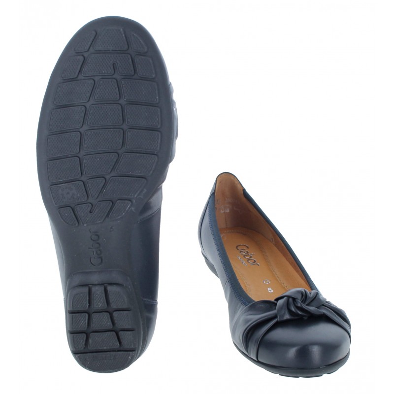 Ashlene 02.643 Flat Shoes - Night Leather