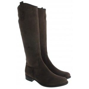 Gabor Brook S 71.648 Knee High Boots - Brown Suede