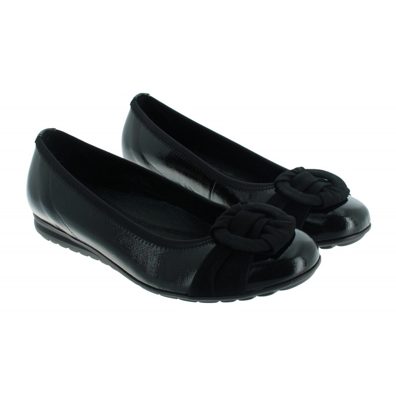 Forrest 3012.01 Flat Shoes - Black Patent