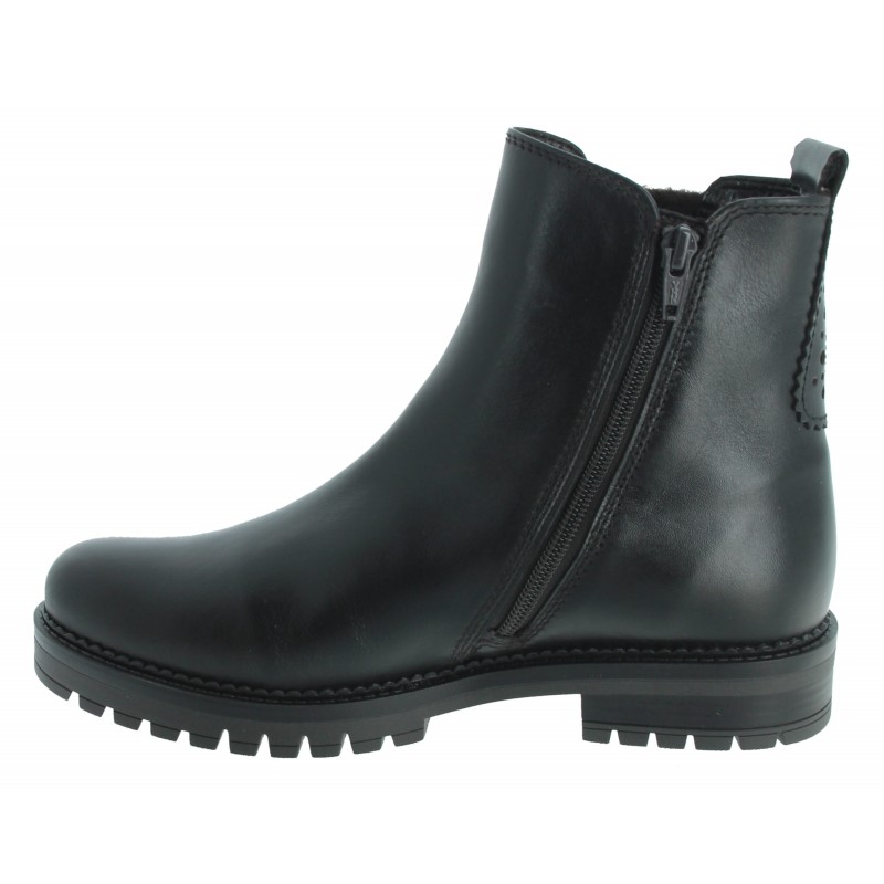Leila 8024.02 Ankle Boot -  Brown Leather