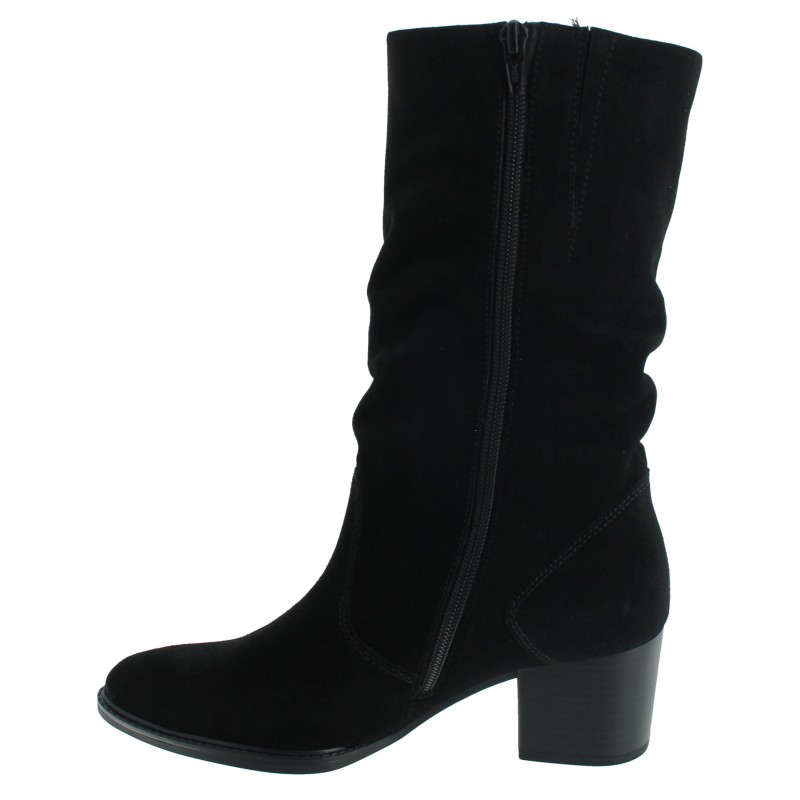 Ramona 8041.02 Mid-Calf Boots - Black Suede