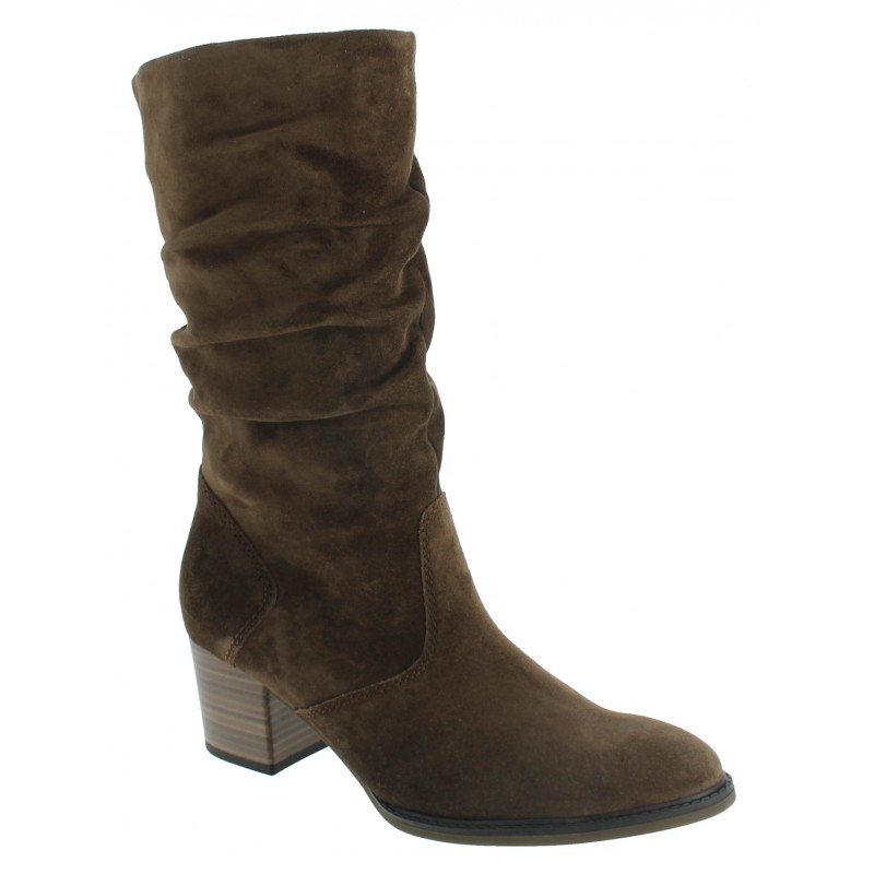 Ramona 8041.02 Mid-Calf Boots - Tan Suede
