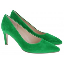 Gabor Dane 41.380 Court Shoes - Green Suede