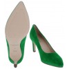 Dane 41.380 Court Shoes - Green Suede