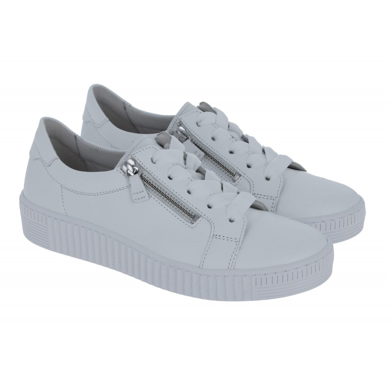 Wisdom 6010.02 Casual Shoes - White  Leather