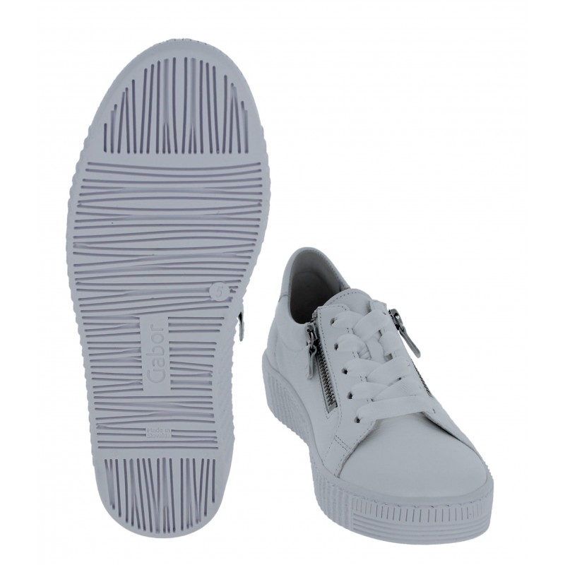 Wisdom 6010.02 Casual Shoes - White  Leather