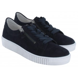 Gabor Wisdom 83.334 Casual Shoes - Atlantik  Suede