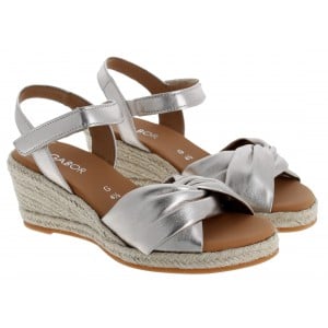 Gabor Moon 82.712 Wedge Sandals - Puder Leather