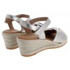 Moon 82.712 Wedge Sandals - Puder Leather