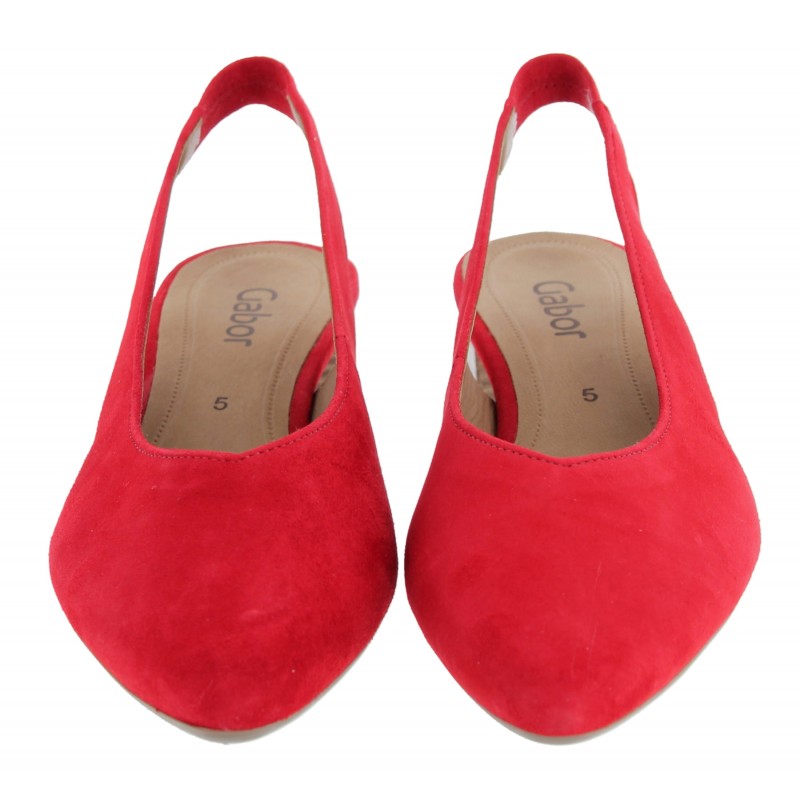 Mack 61.520 Slingback Shoes - Fire Suede