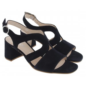 Gabor Adventure 81.713 Heeled Sandals - Dark-blue Suede