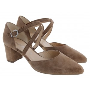 Gabor Gisele 81.343 Court Shoes - Peanut Suede