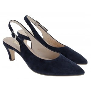 Gabor Lazona 81.590 Slingback - Dark-Blue Suede