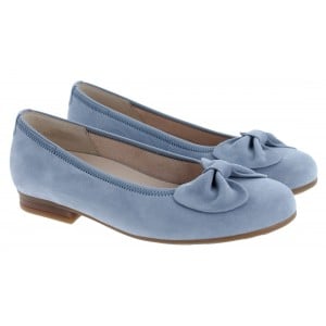 Gabor Alanis 82.462 Ballet Pumps - Blue Suede