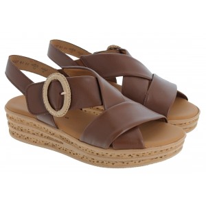 Gabor Auckland 84.556 Sandals - Cognac Leather