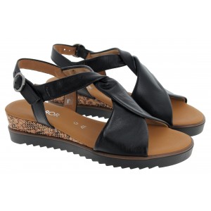 Gabor Rich 82.751 Sandals - Black Leather