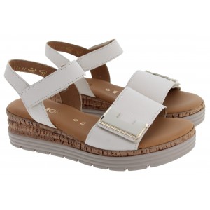 Gabor Shout 82.700 Sandals - Creme Leather
