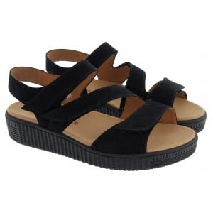 Gabor Ball 83.600 Sandals - Black Nubuck