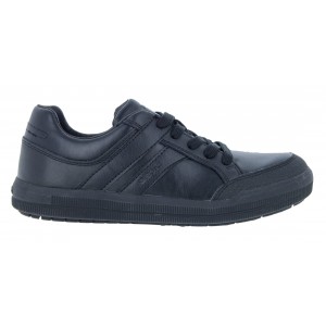 Geox Arzach B.D J844AD School Shoes - Black Leather