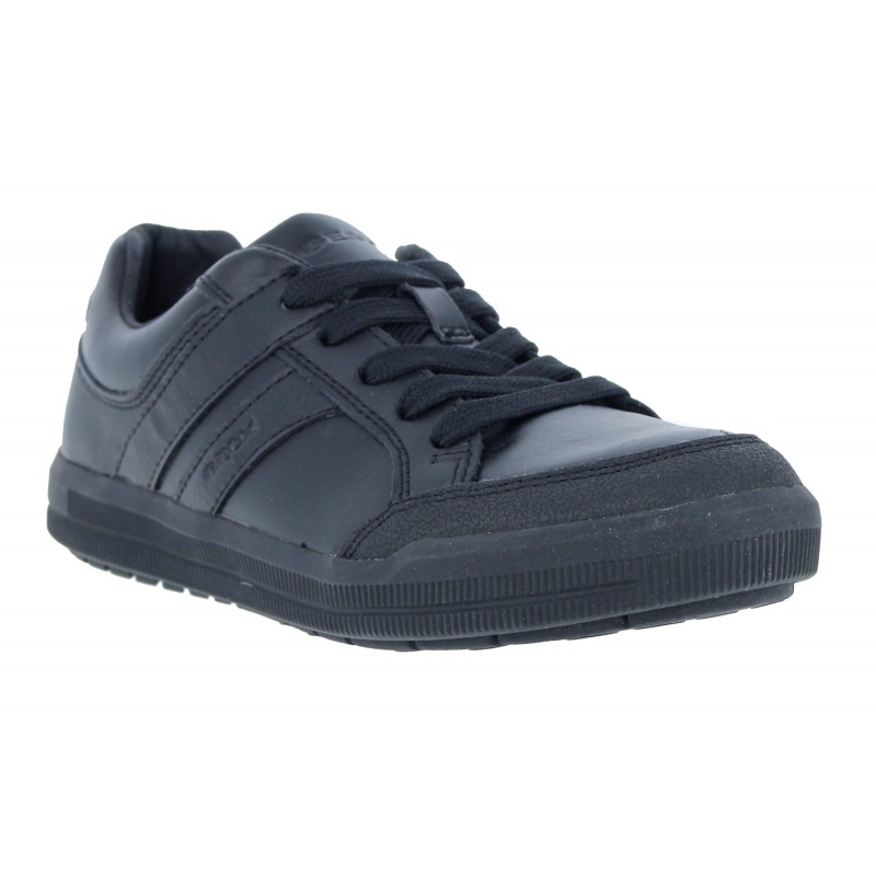 Arzach B.D J844AD School Shoes - Black Leather