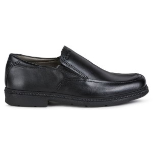 Geox Federico D J04D1D School Shoes - Black Leather