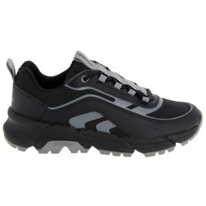 Geox J Flexyper Plus J56MVB Trainers - Black/Grey