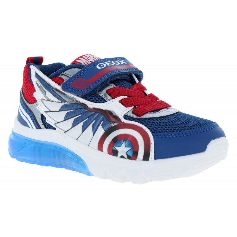 J Ciberdron J45LBB 'Captain America' Trainers - Blue / Red