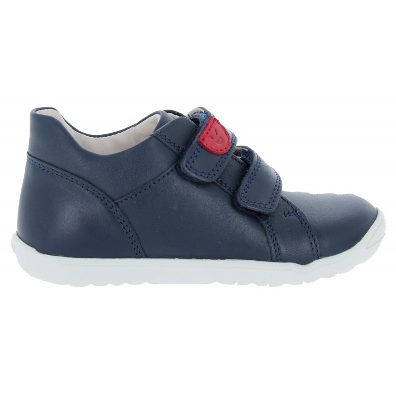 B Macchia B254NB Hi-Top Shoes - Navy  Leather