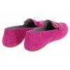 Palmaria Woman's Loafers - Fuchsia Suede